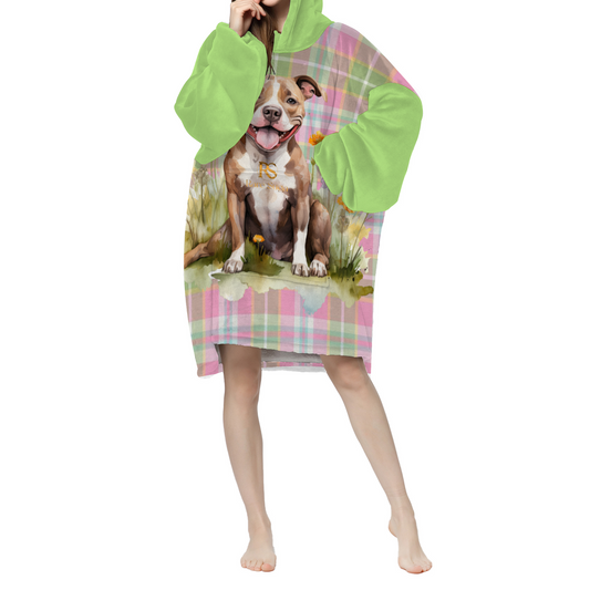 Adults My precious Fur Baby " PARIS" Pullover Hooded Pajama