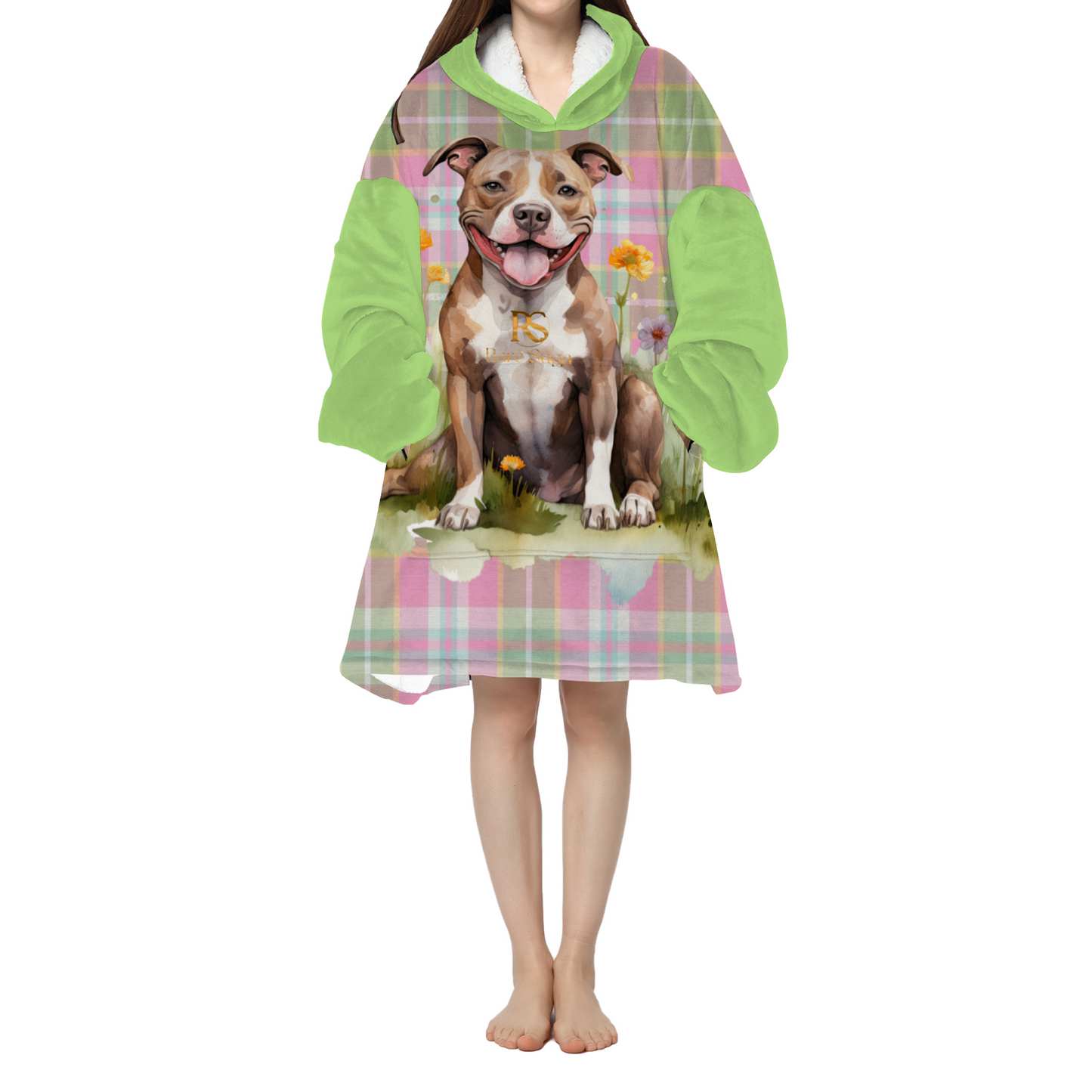 Adults My precious Fur Baby " PARIS" Pullover Hooded Pajama